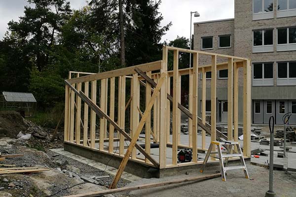 Miljörum för bostadsrätt som byggs